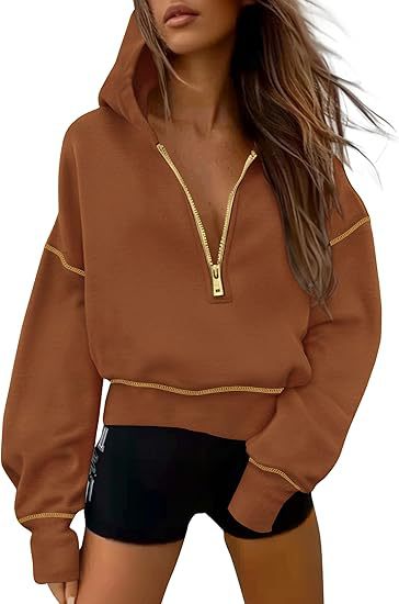 GRETELT - Hooded Sweatshirt with Zipper