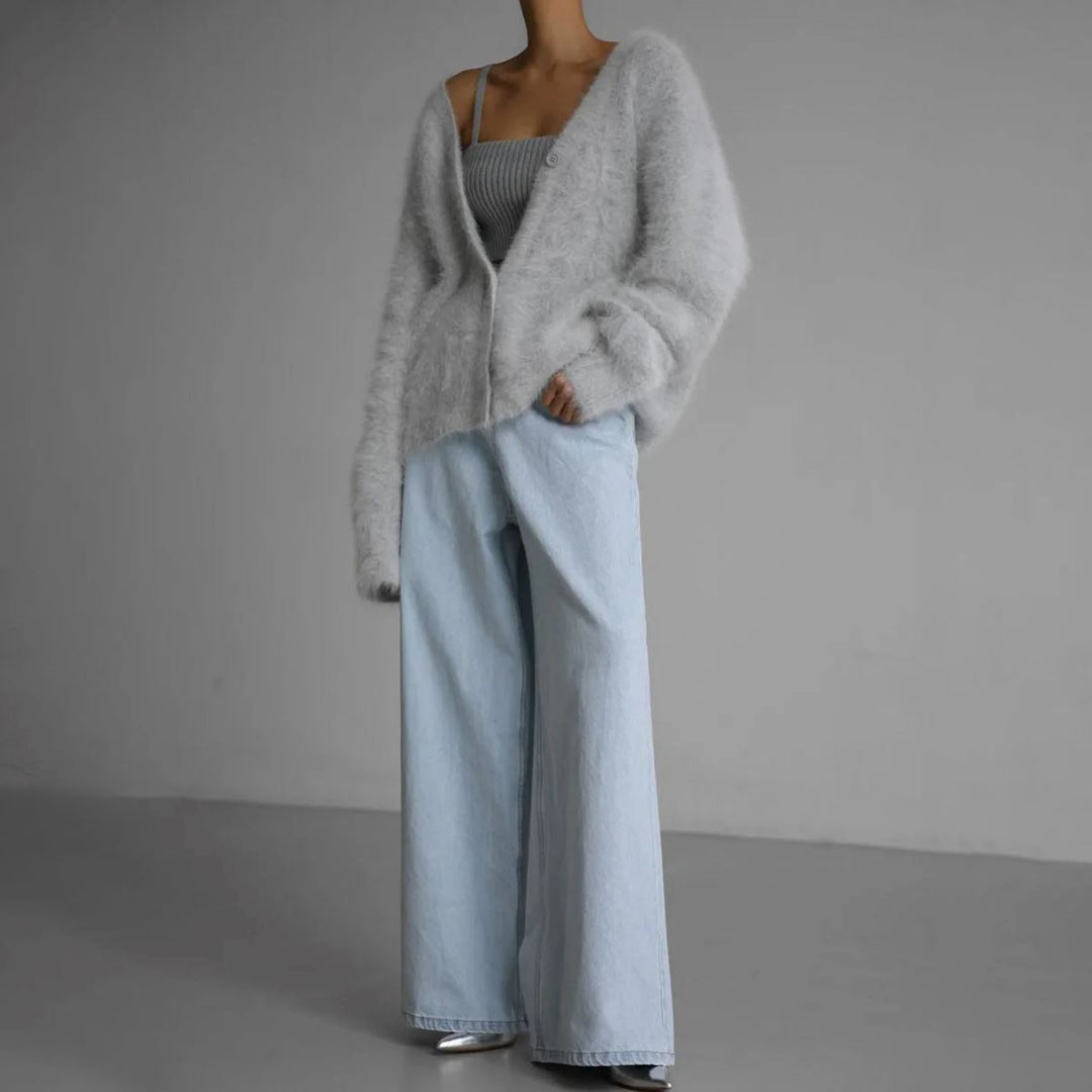 Eliza - Comfortable Fur Cardigan