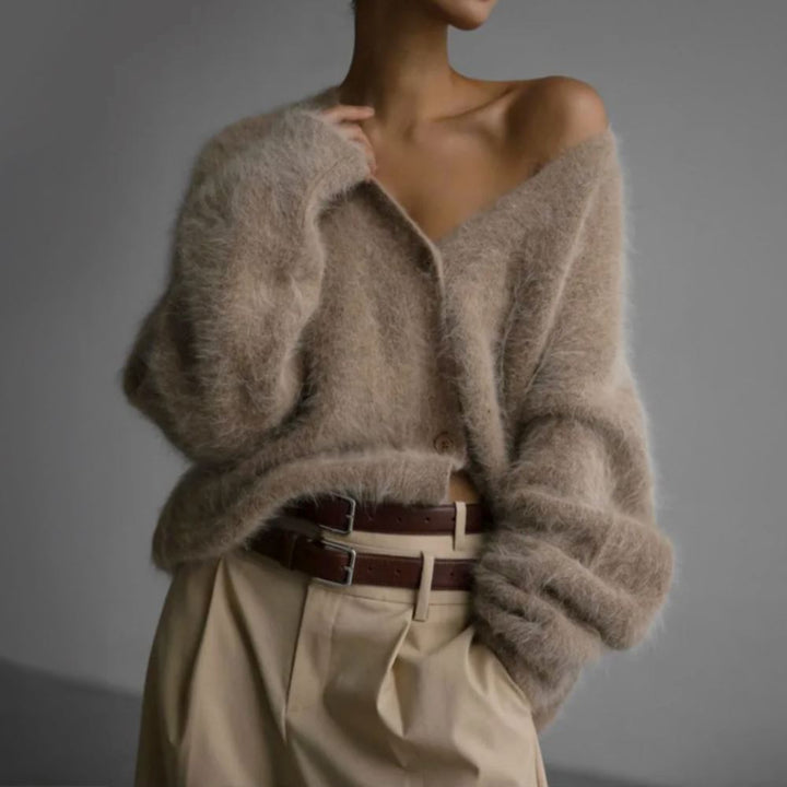 Eliza - Comfortable Fur Cardigan