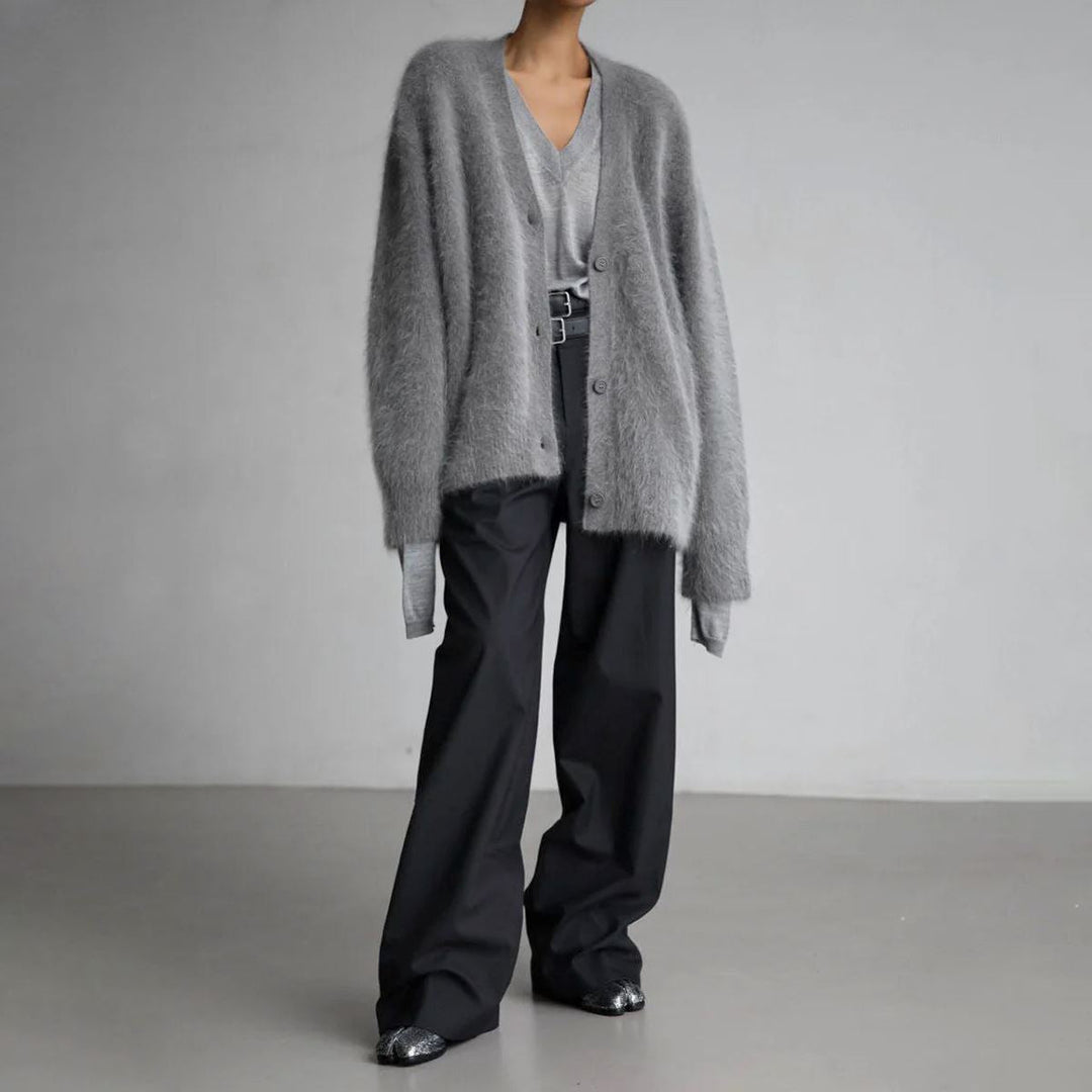 Eliza - Comfortable Fur Cardigan