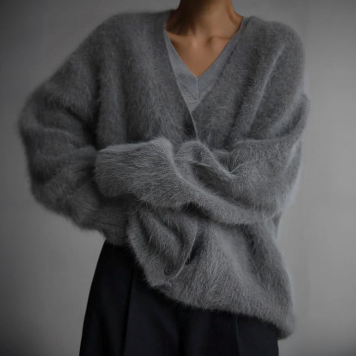 Eliza - Comfortable Fur Cardigan