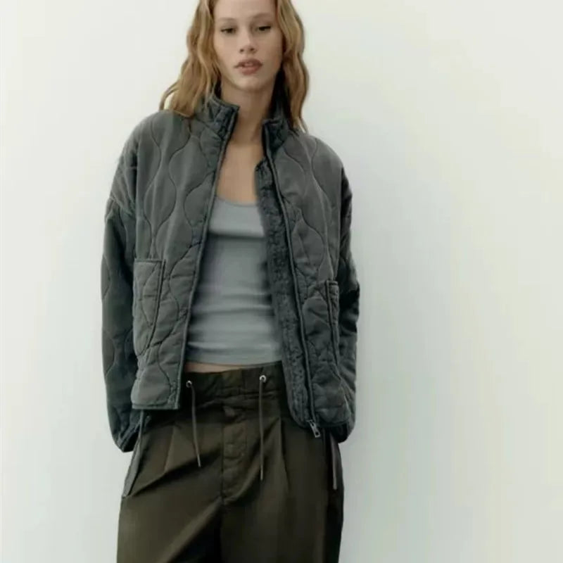 Megan™ - Vintage Quilted Cotton Jacket