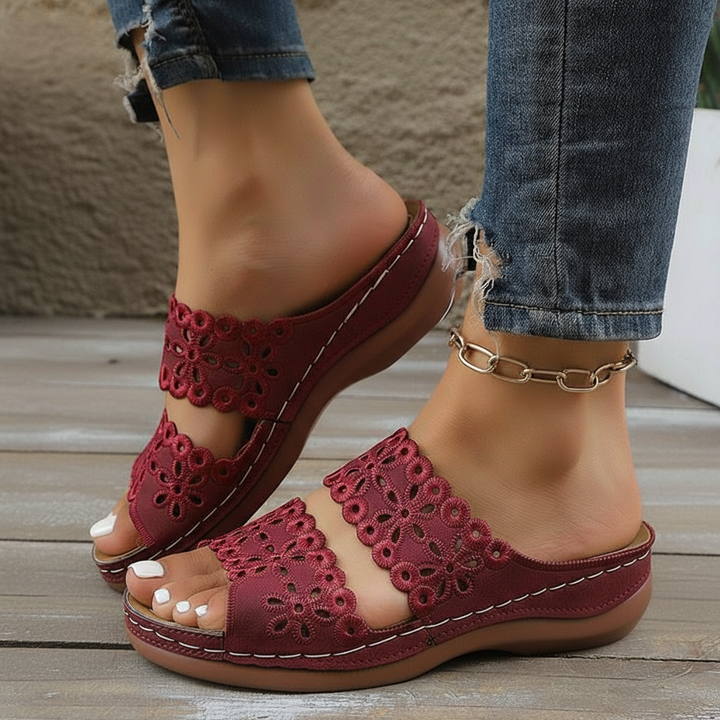 SERINA FLORAL SANDAL