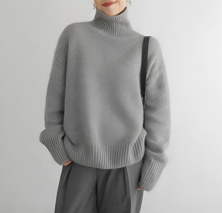 Yeke - Cozy Turtleneck Sweater