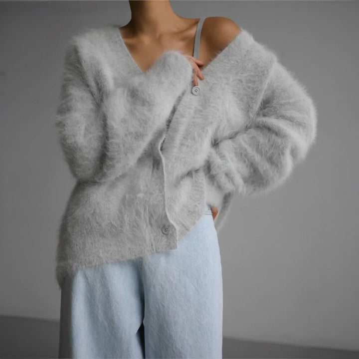 Eliza - Comfortable Fur Cardigan