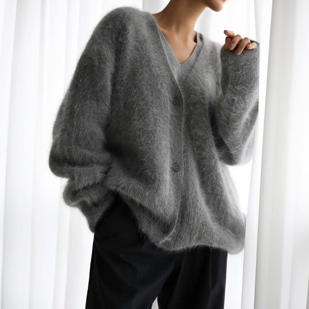 Eliza - Comfortable Fur Cardigan