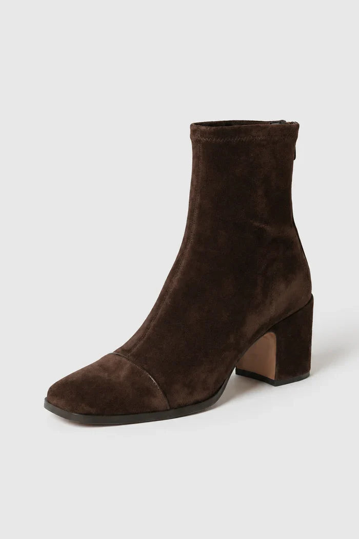 Nora | Square-Toe Block Heel Boots