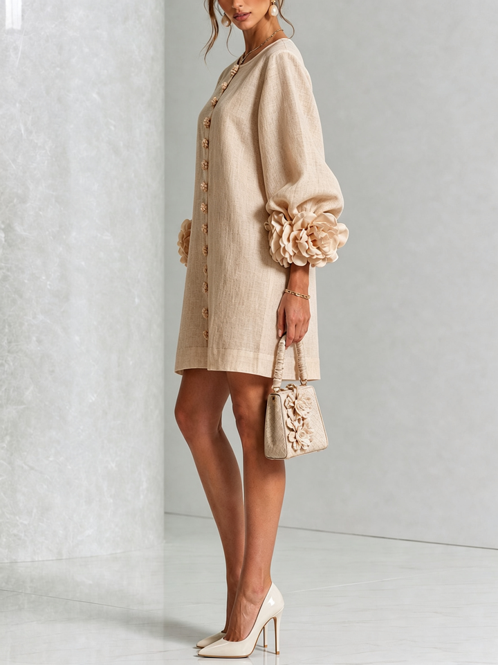 Anouk | Floral Button-Down Dress