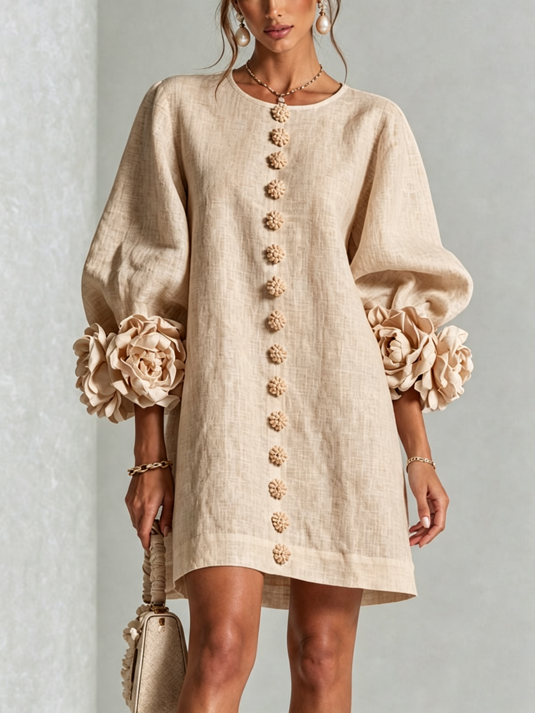 Anouk | Floral Button-Down Dress