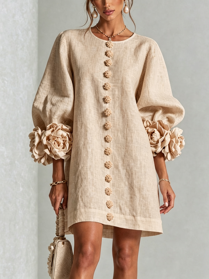Anouk | Floral Button-Down Dress