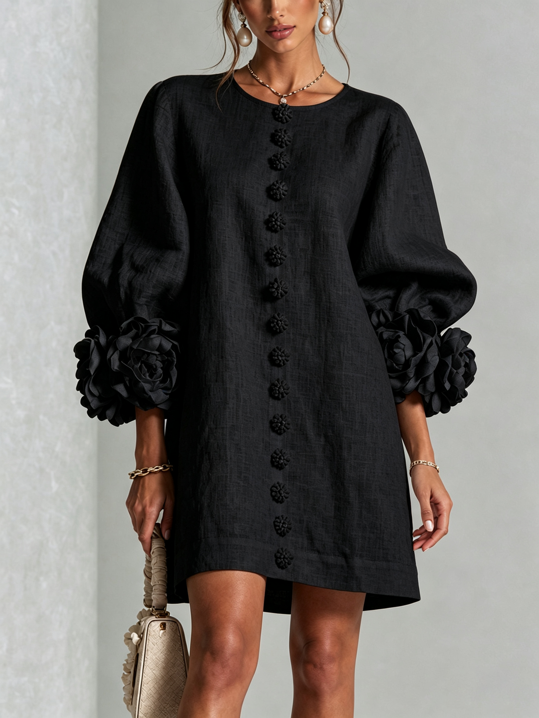 Anouk | Floral Button-Down Dress