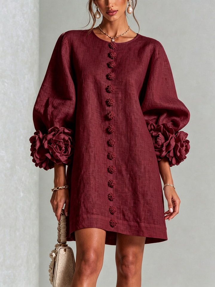 Anouk | Floral Button-Down Dress