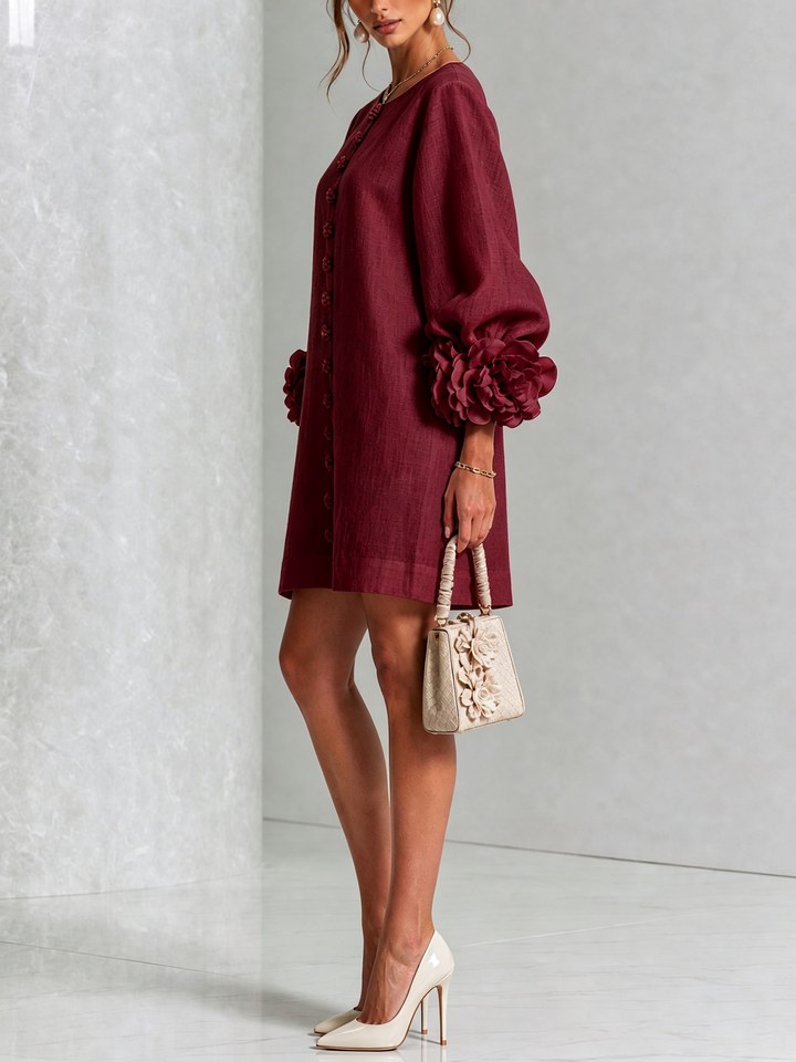 Anouk | Floral Button-Down Dress