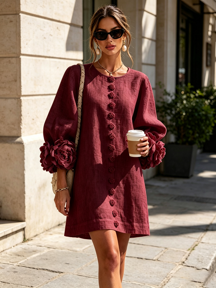 Anouk | Floral Button-Down Dress