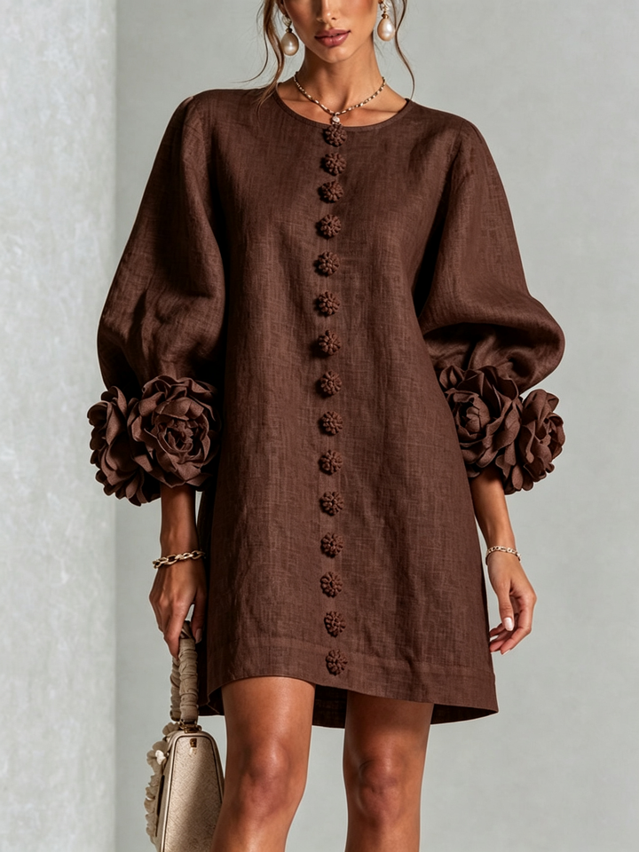 Anouk | Floral Button-Down Dress