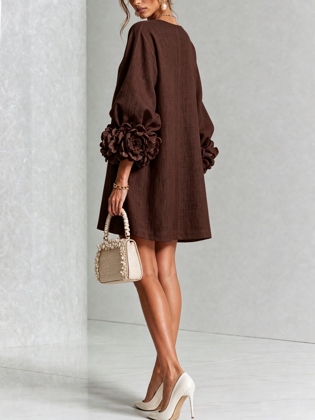 Anouk | Floral Button-Down Dress