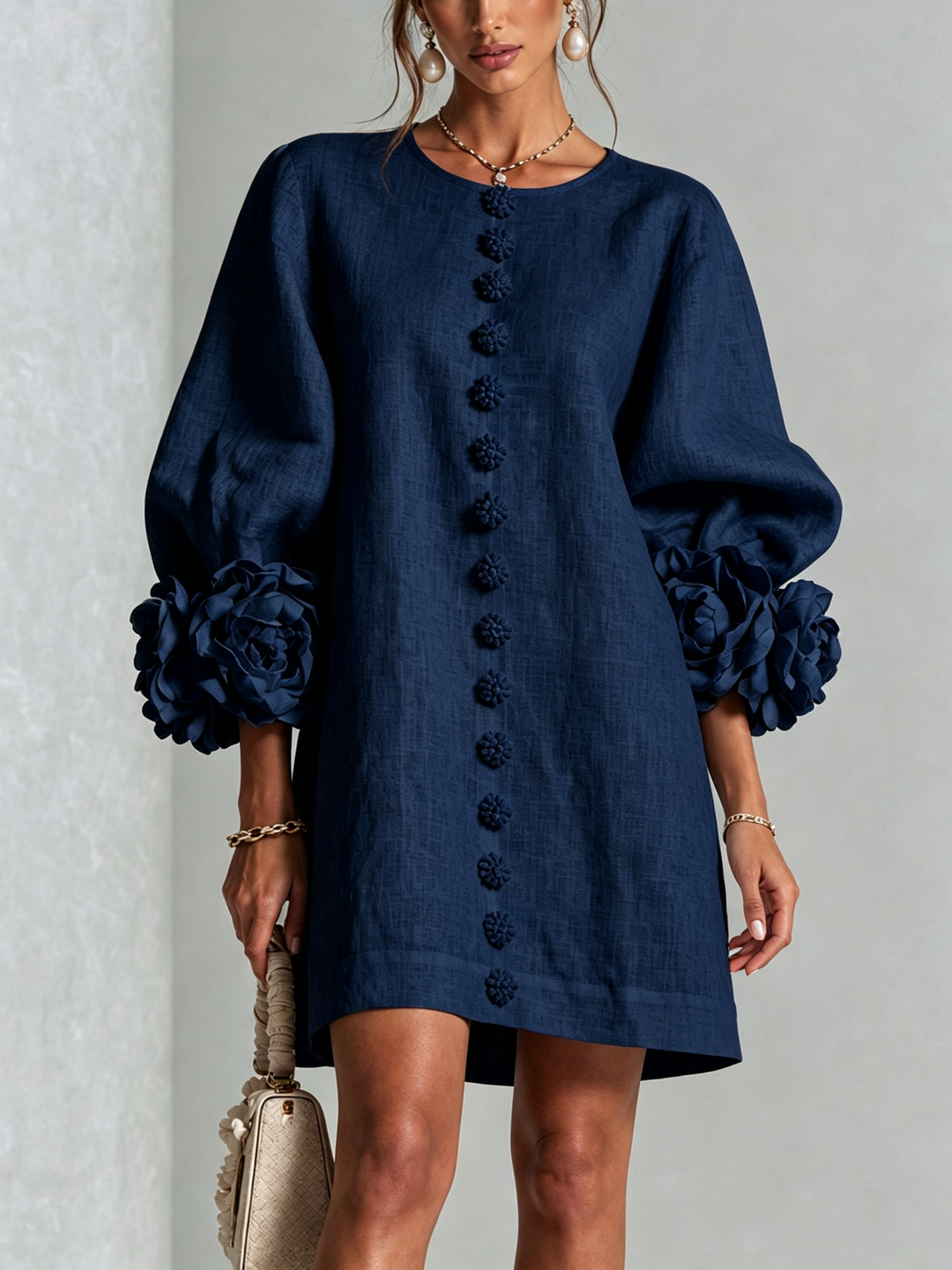 Anouk | Floral Button-Down Dress