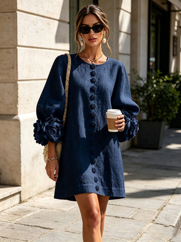 Anouk | Floral Button-Down Dress