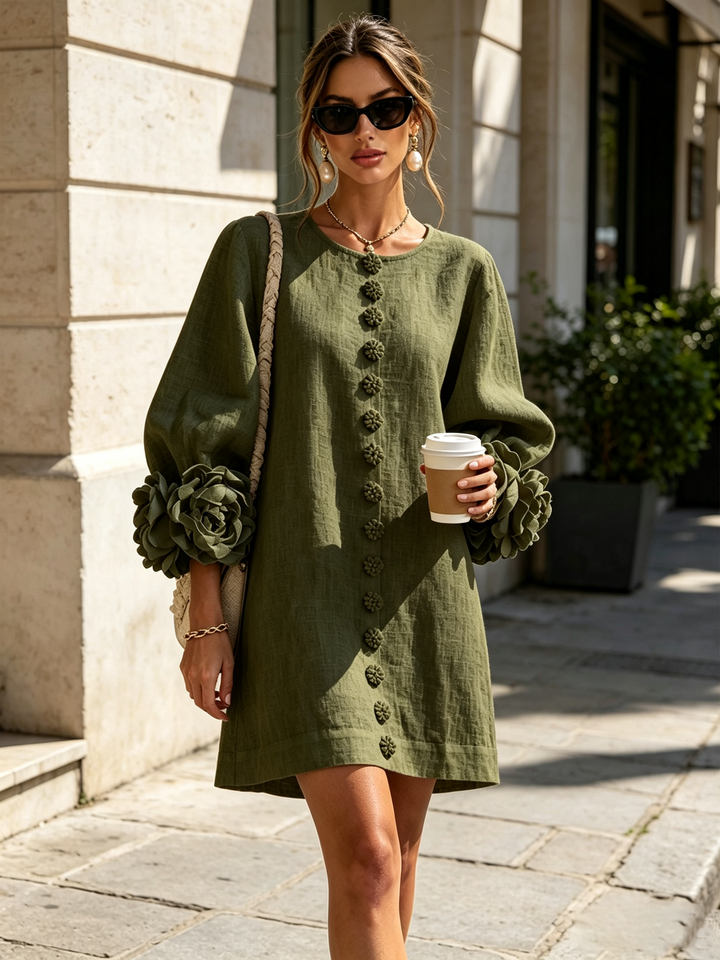 Anouk | Floral Button-Down Dress