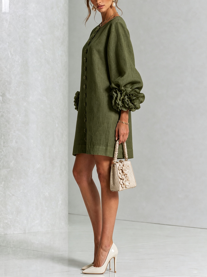 Anouk | Floral Button-Down Dress