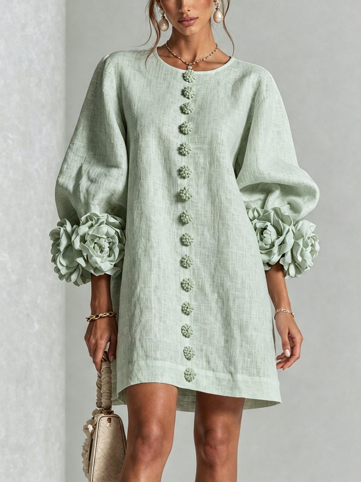 Anouk | Floral Button-Down Dress