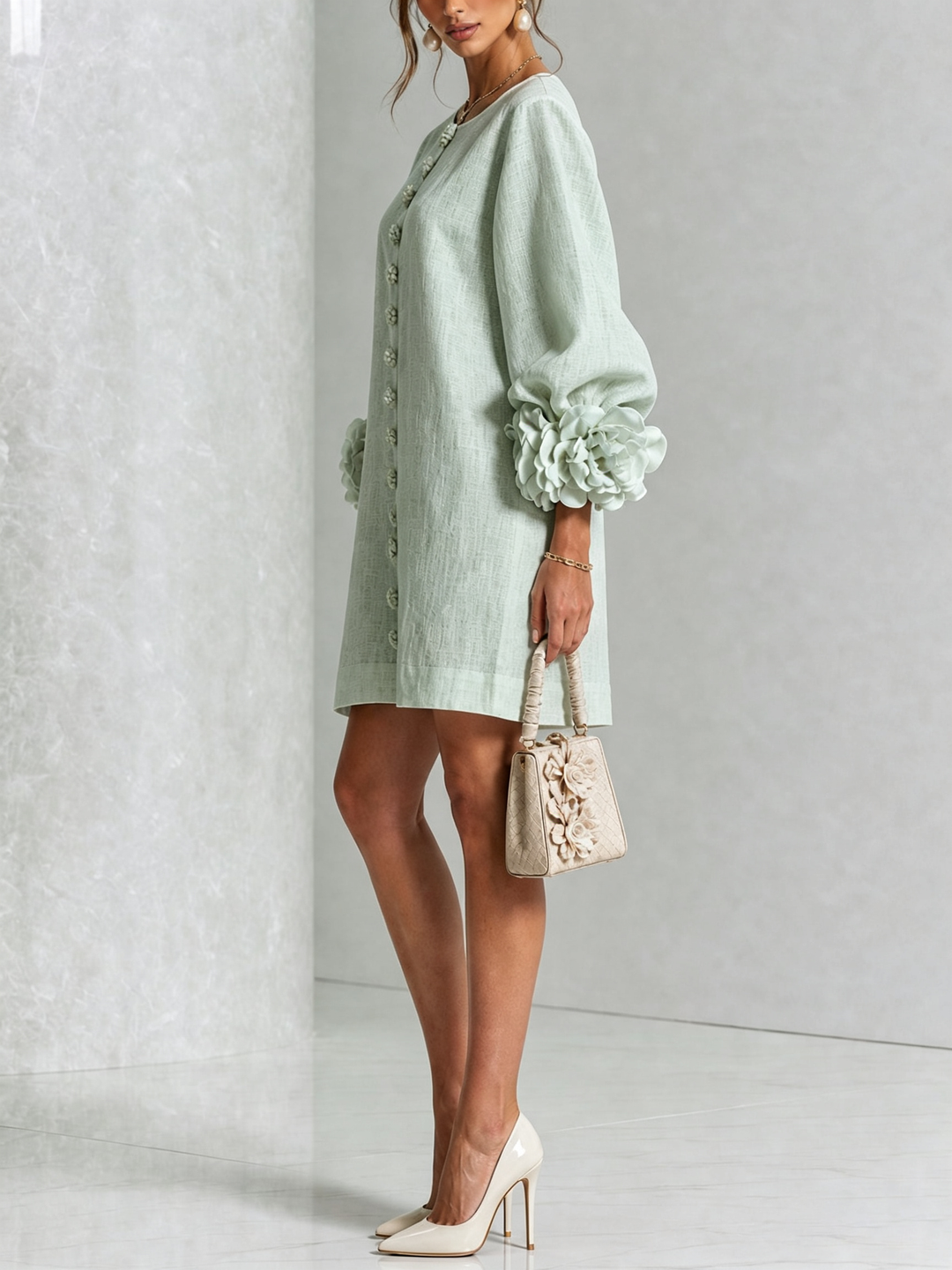 Anouk | Floral Button-Down Dress