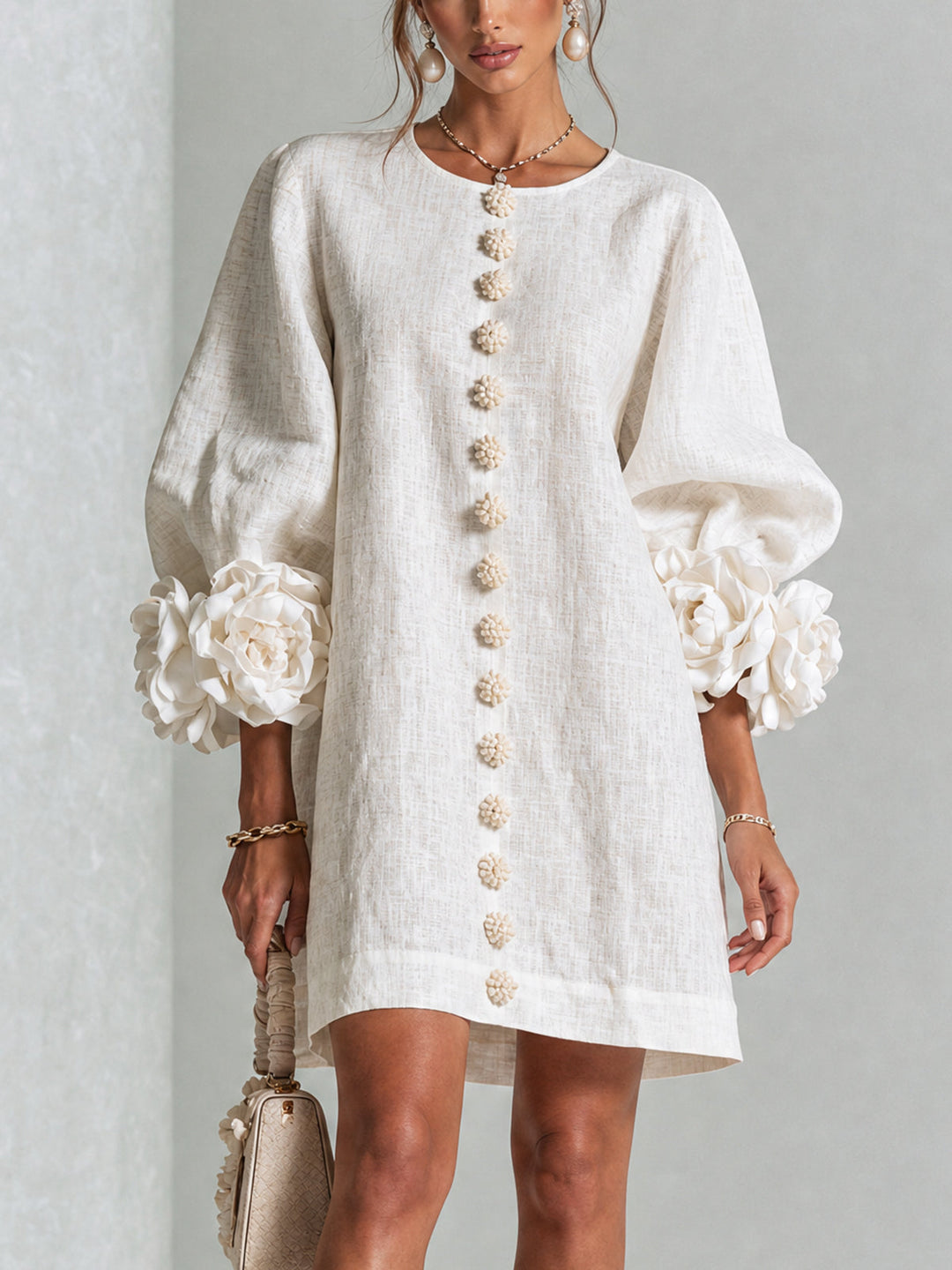 Anouk | Floral Button-Down Dress