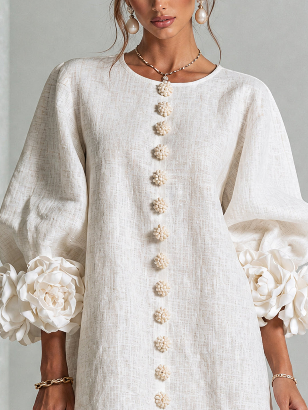 Anouk | Floral Button-Down Dress