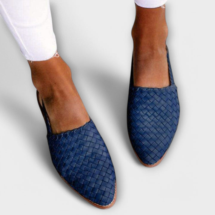 Margot | Woven Slingback Loafer