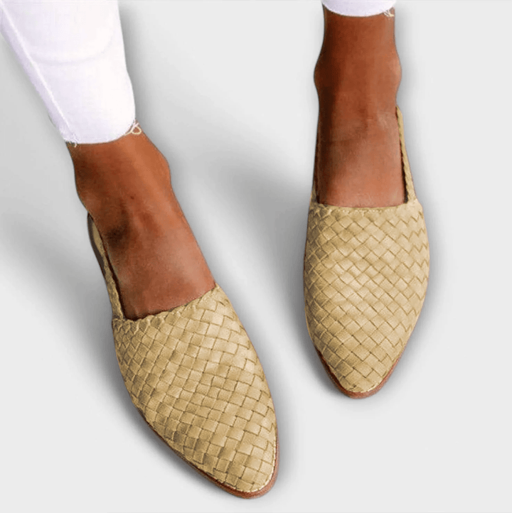 Margot | Woven Slingback Loafer