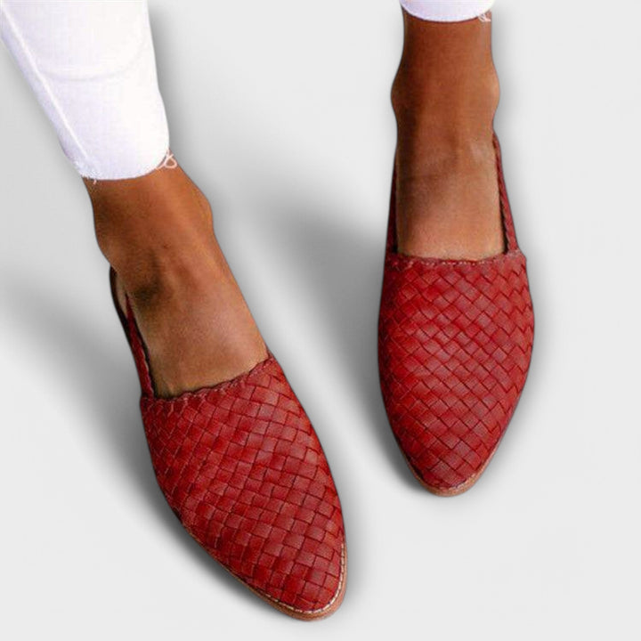 Margot | Woven Slingback Loafer
