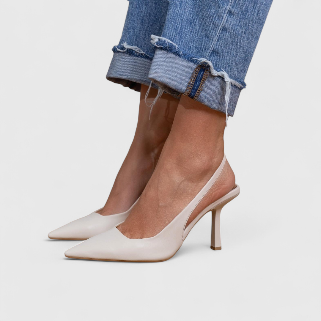 Bella | Print Slingback Heels