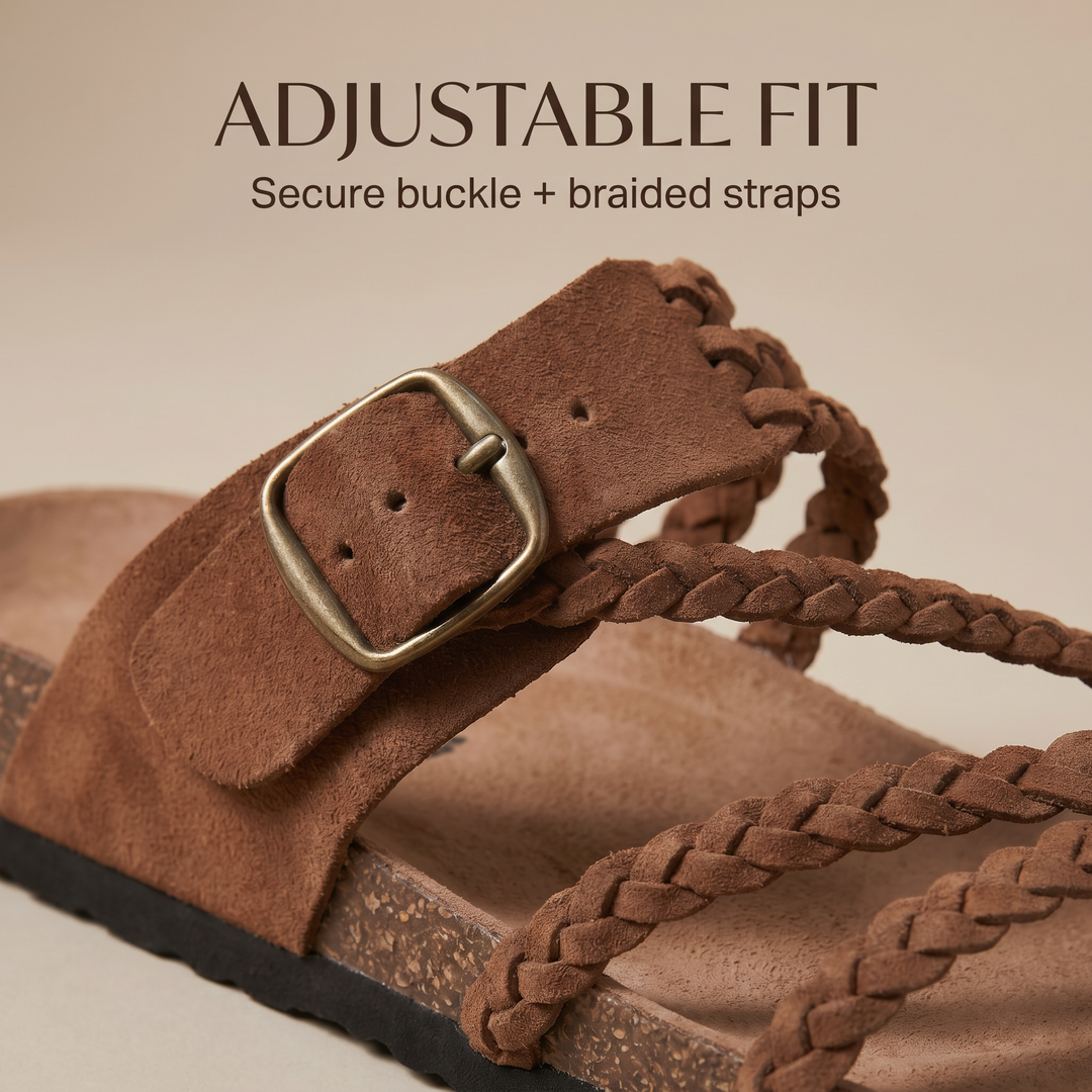 Hayleigh Braided Cork Sandals – Your Feet Called. They Want These