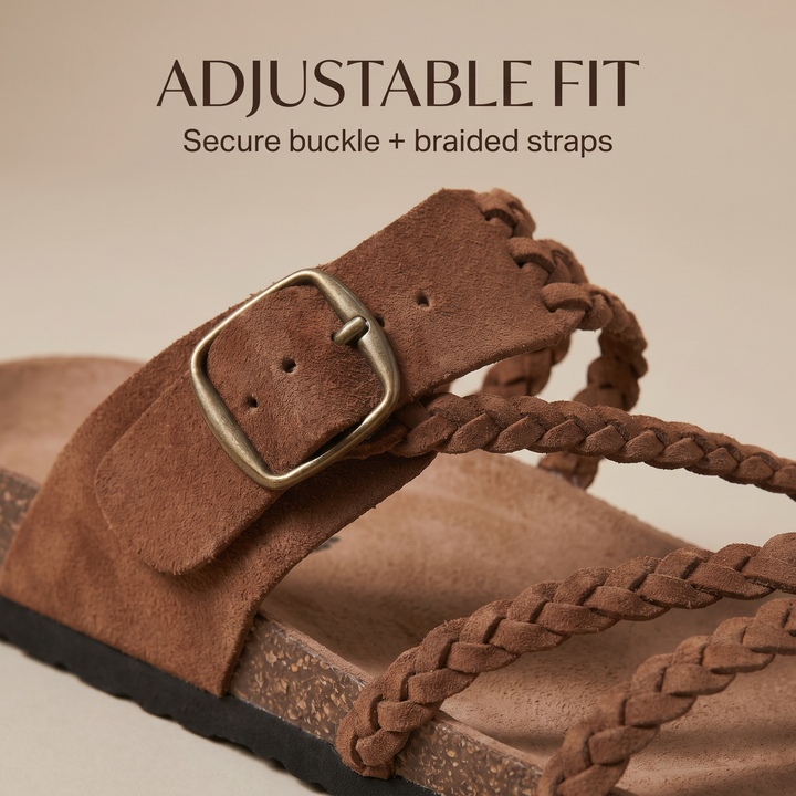 Hayleigh Braided Cork Sandals – Your Feet Called. They Want These
