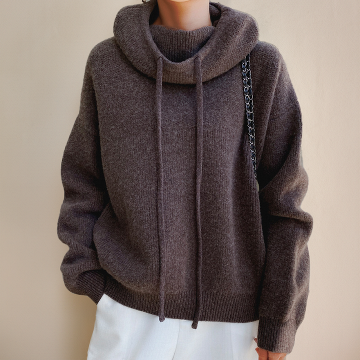 Lotte - Cowl Neck Hoodie