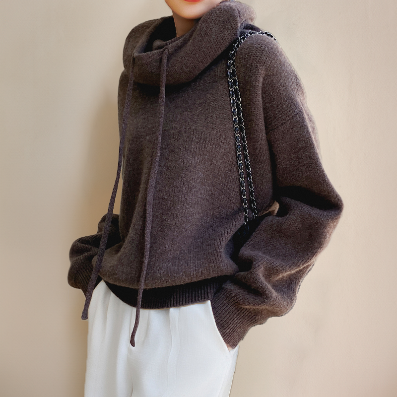 Lotte - Cowl Neck Hoodie