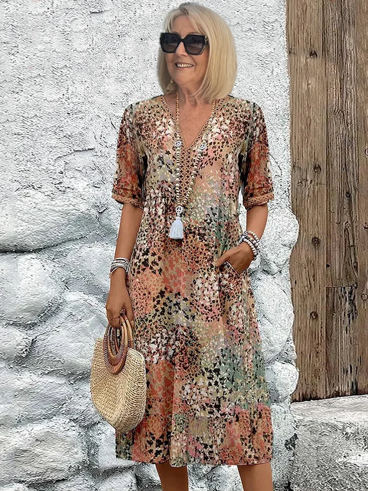 Rue | Bold Print Midi Dress