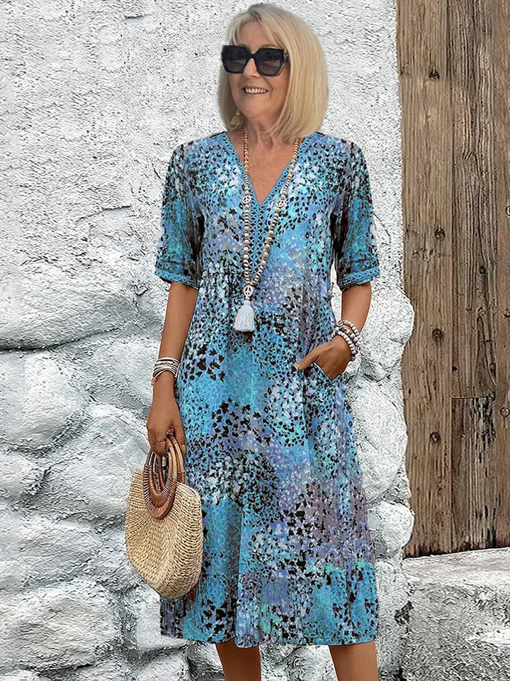 Rue | Bold Print Midi Dress