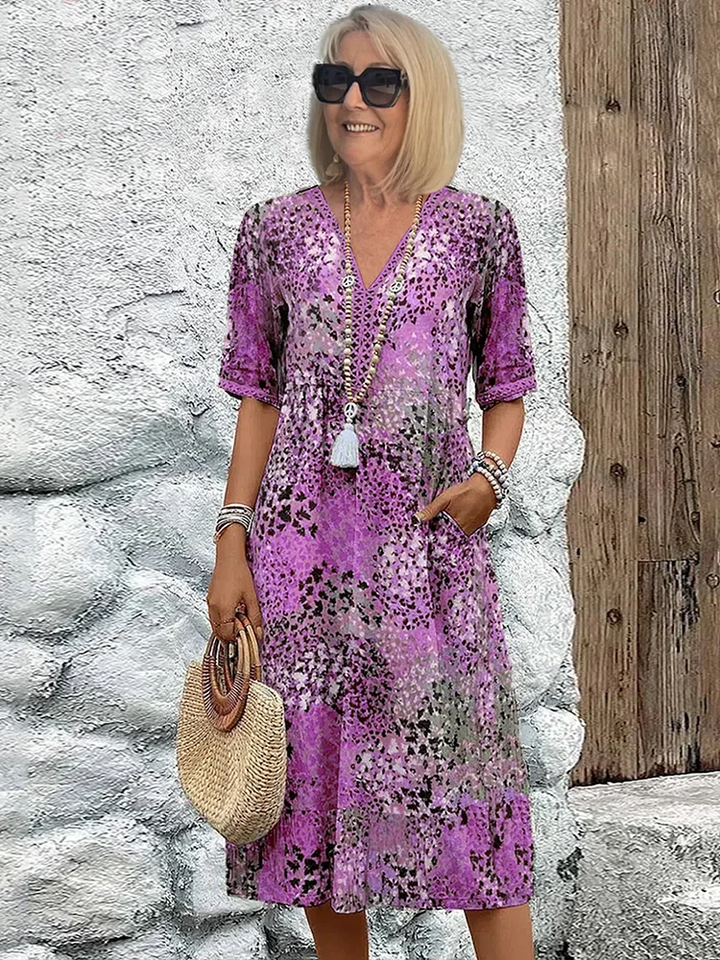 Rue | Bold Print Midi Dress