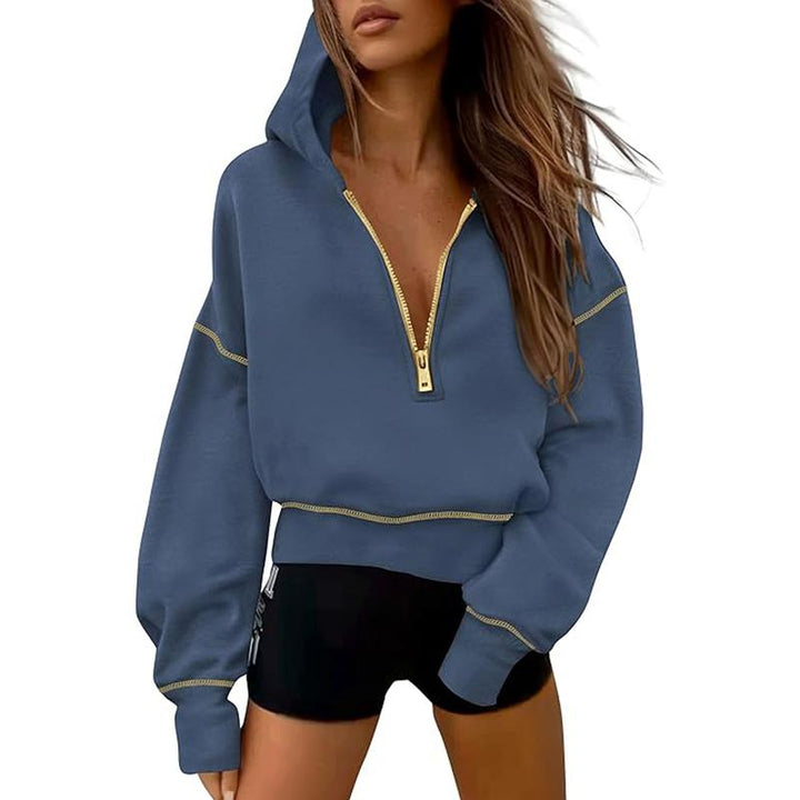 GRETELT - Hooded Sweatshirt with Zipper