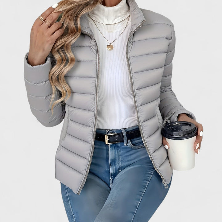 Astrid | Longline Jacket with Collar