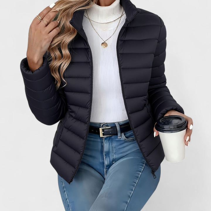 Astrid | Longline Jacket with Collar
