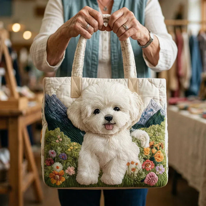 Enchanted Dog | Handmade Quilted Tote Bag