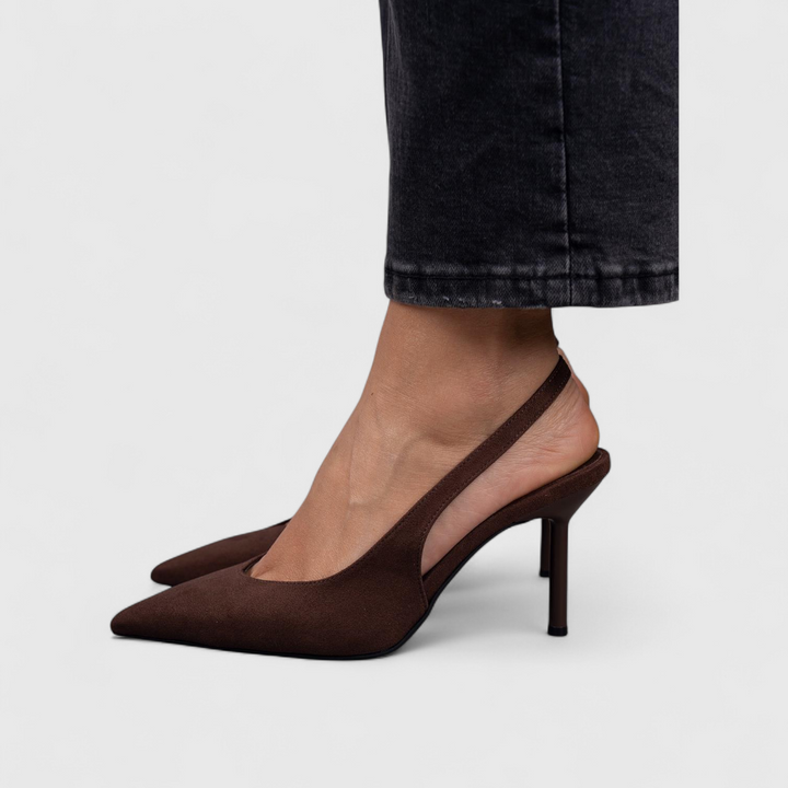 Bella | Print Slingback Heels