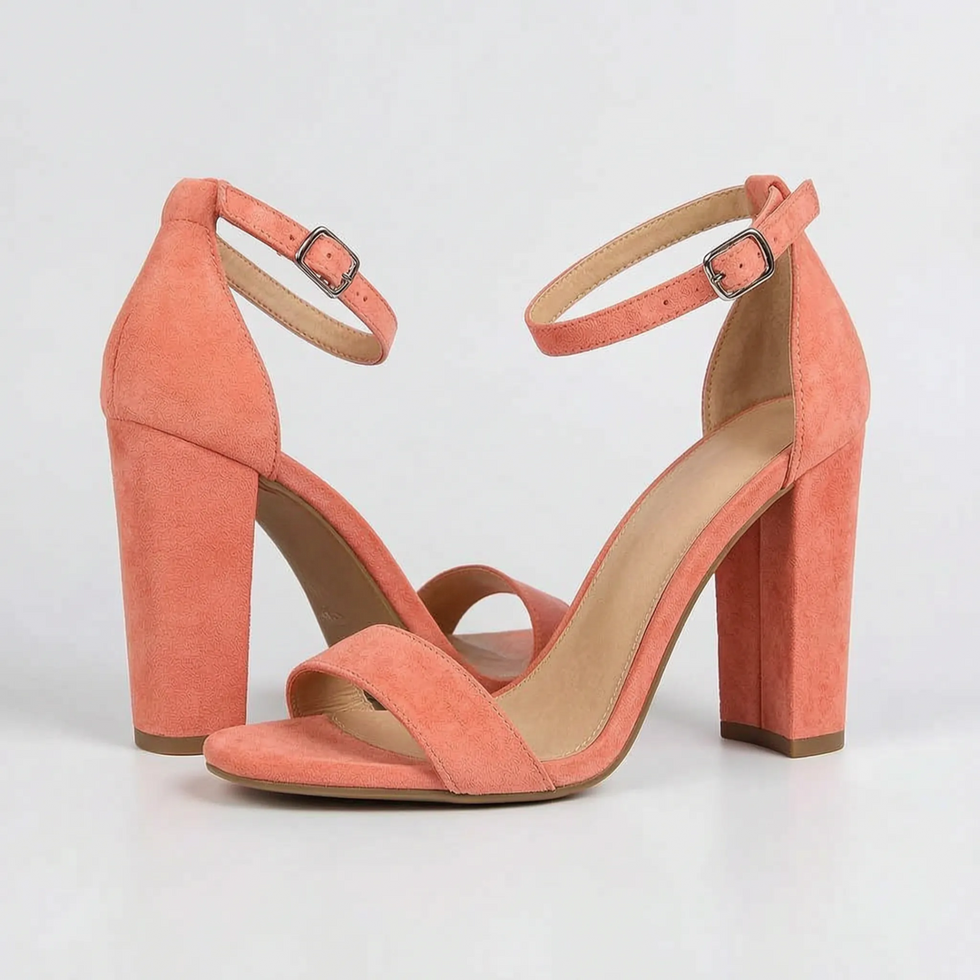 Summer Party Sandals with Block Heel