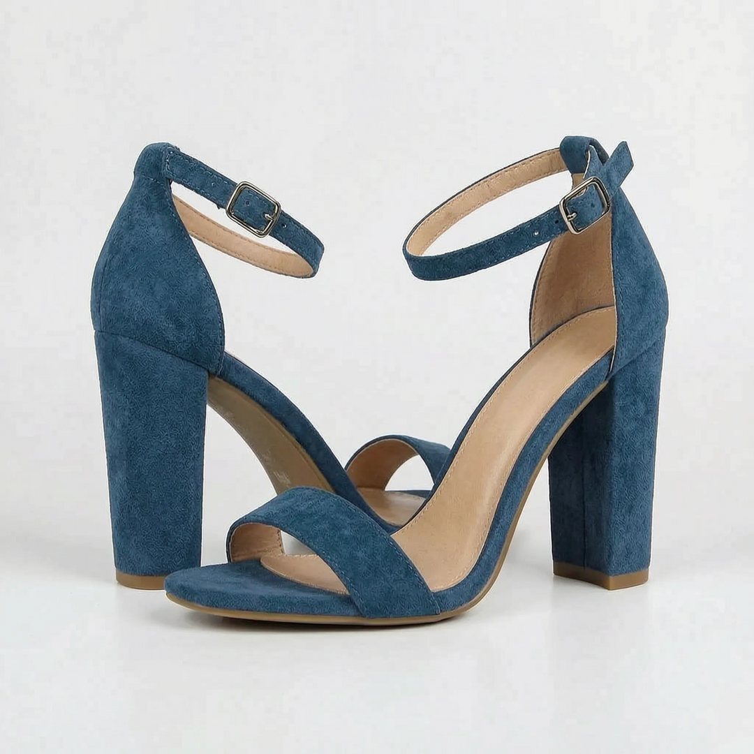 Summer Party Sandals with Block Heel