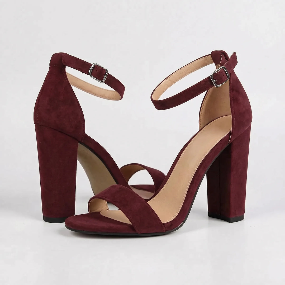 Summer Party Sandals with Block Heel