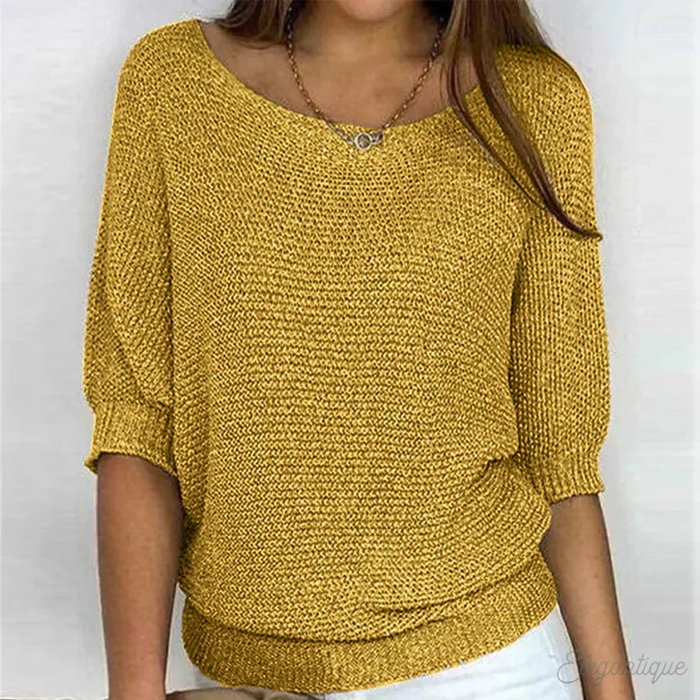 Georgia - Relaxed Knit Top