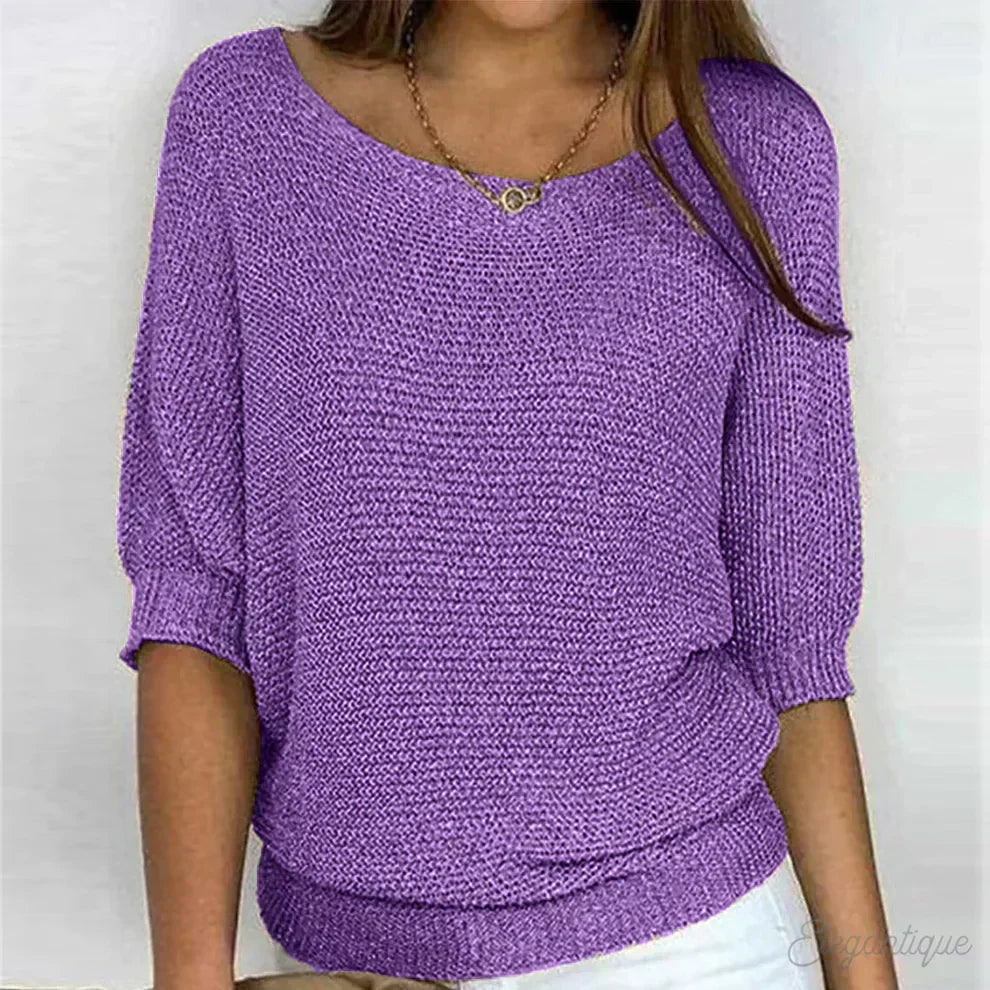 Georgia - Relaxed Knit Top