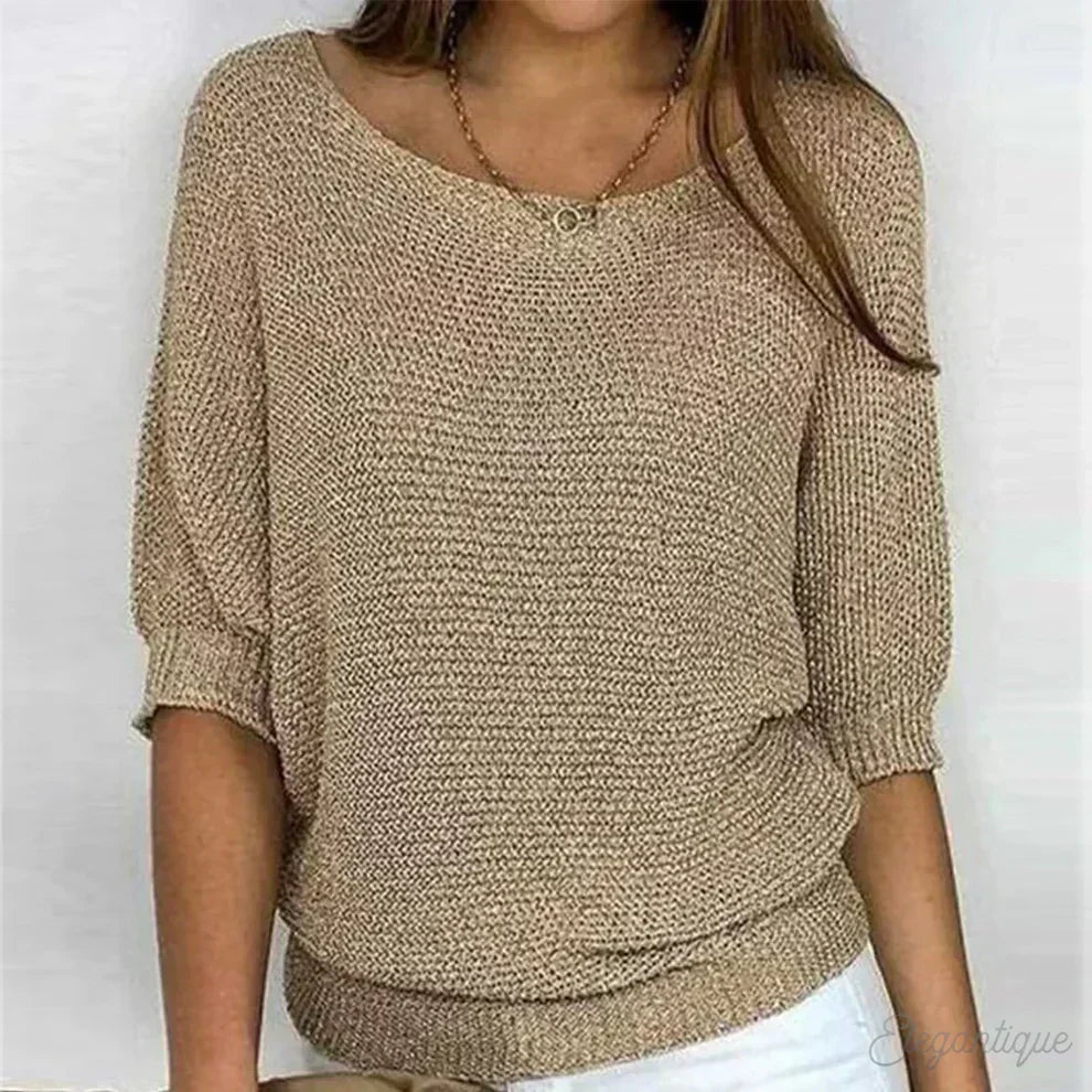 Georgia - Relaxed Knit Top